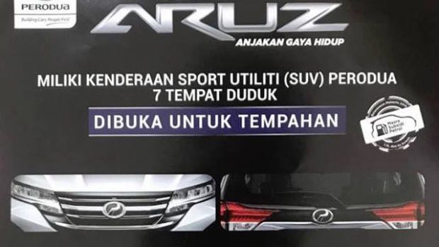 Perodua Aruz Now Open For Booking From Rm72 77k Automacha