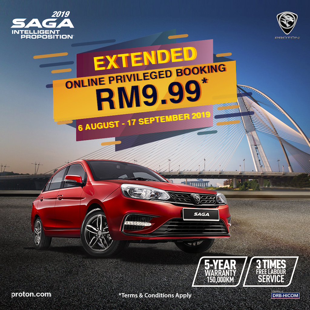 Proton Saga discount