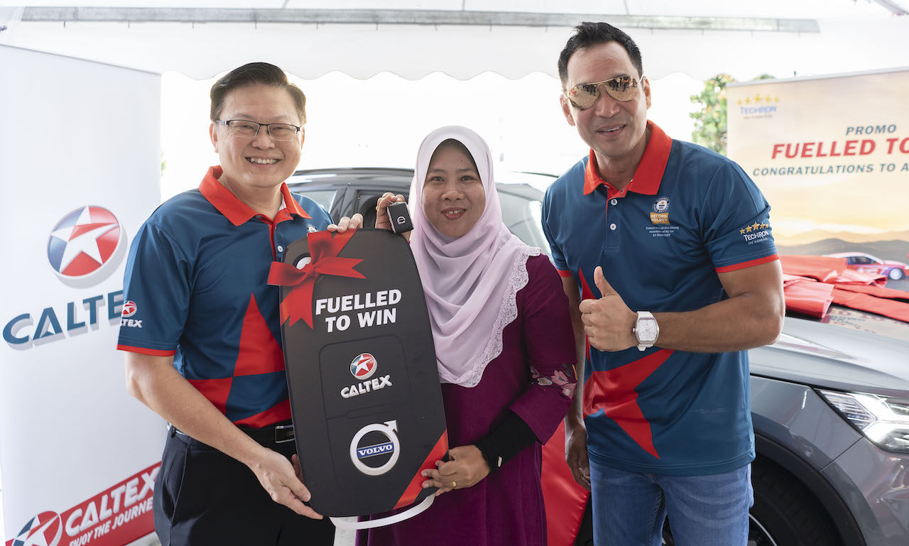 Caltex Volvo XC40 winner