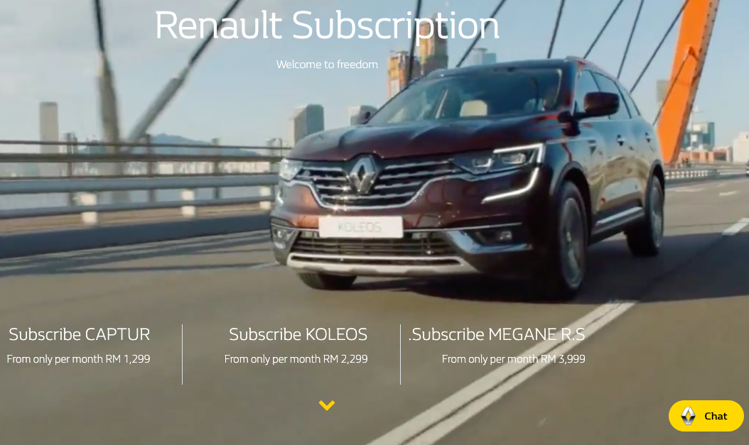 Renault Subscription during Covid-19