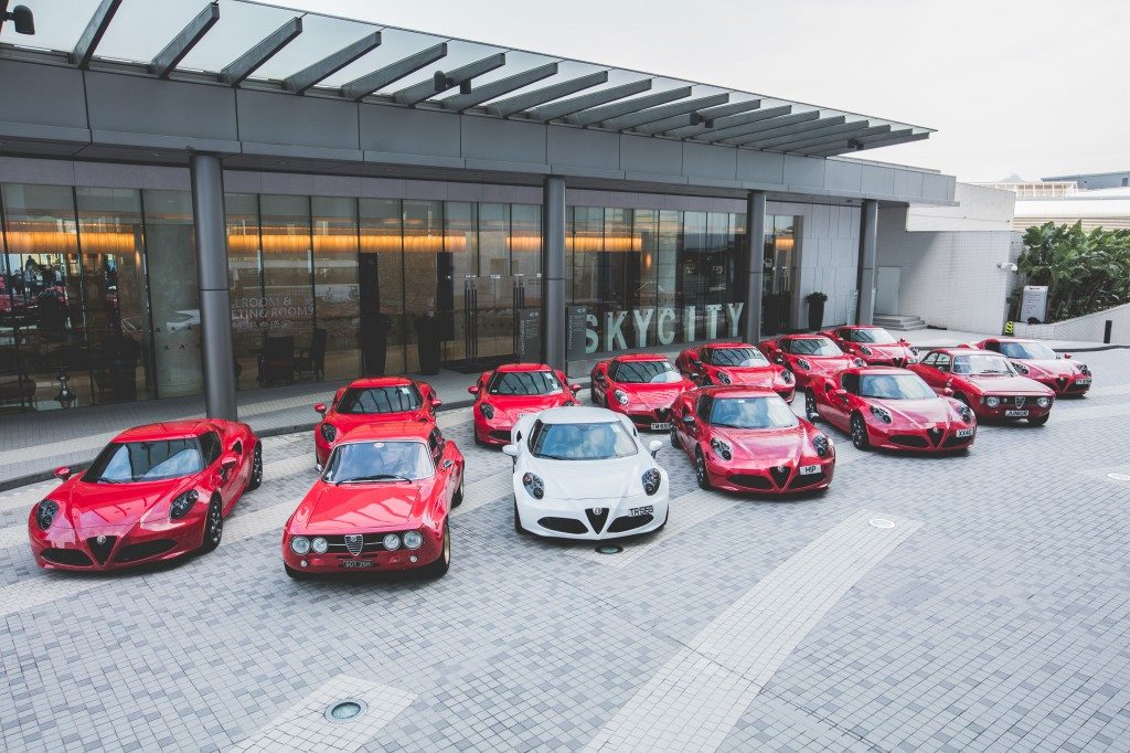 Alfa Romeo car showroom