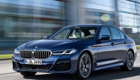 BMW 5-Series 2021 model unveiled_motion blue front