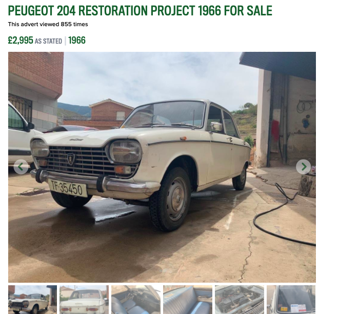 Peugeot 204 for sale