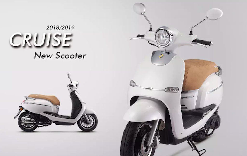 China made Vespa scooter copy