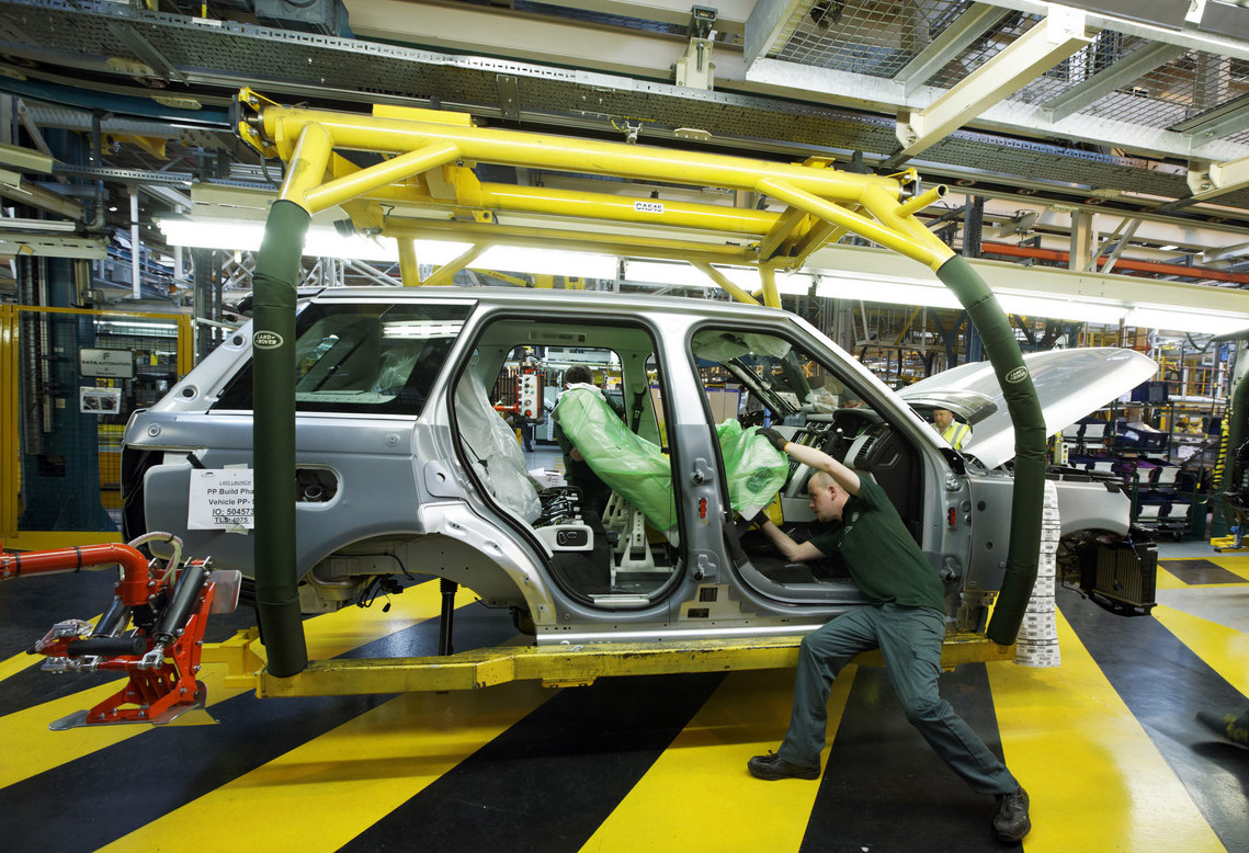 Land Rover car factory