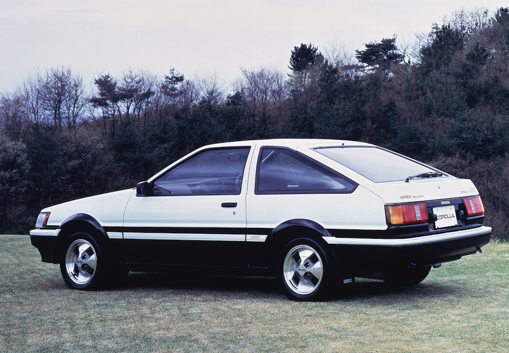 1983 Toyota Levin rear view