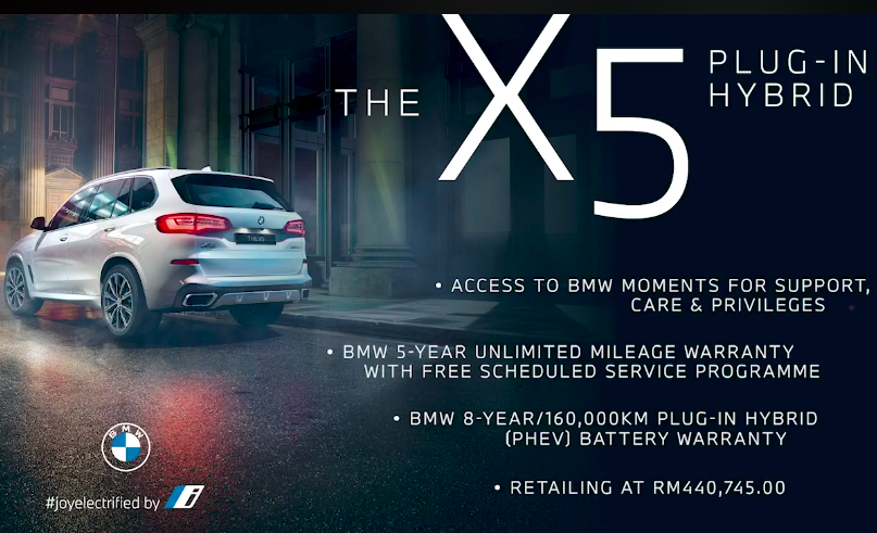 BMW X5 xDrive45e M Sport launch malaysia