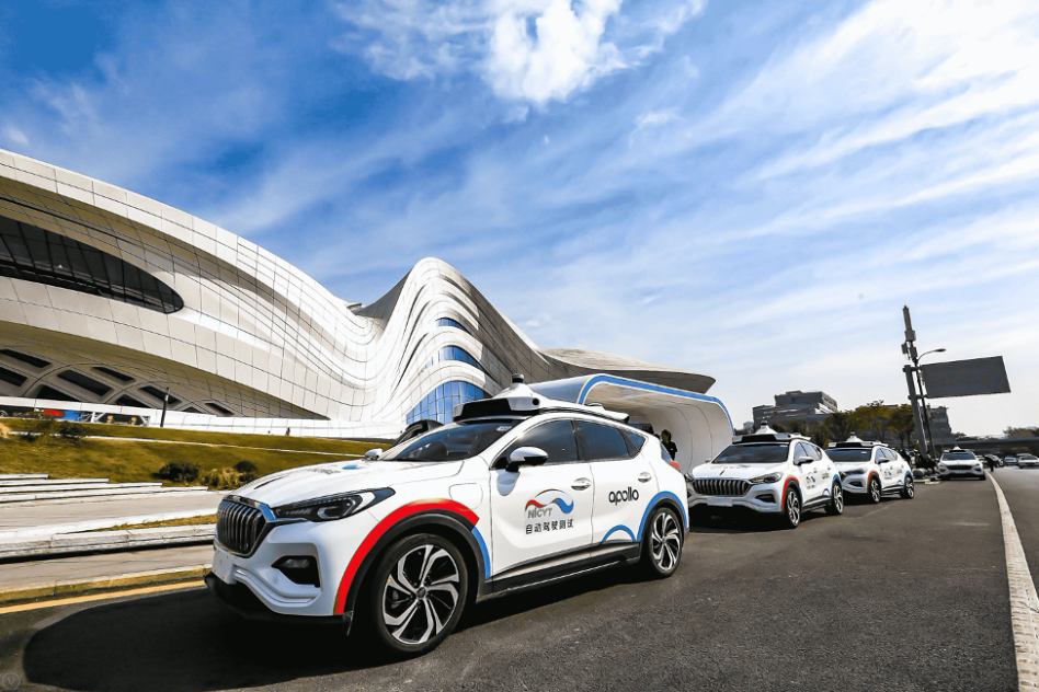 Baidu autonomous car_on the move