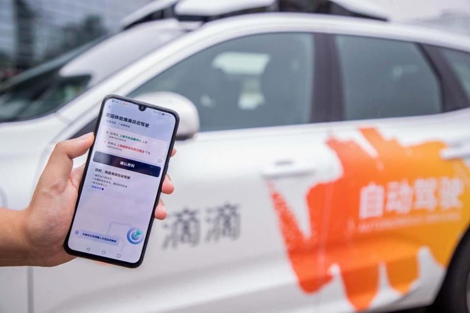 Didi Robotaxi services app