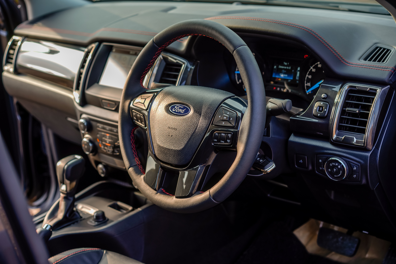 2020 Ford Ranger FX4 steering wheel