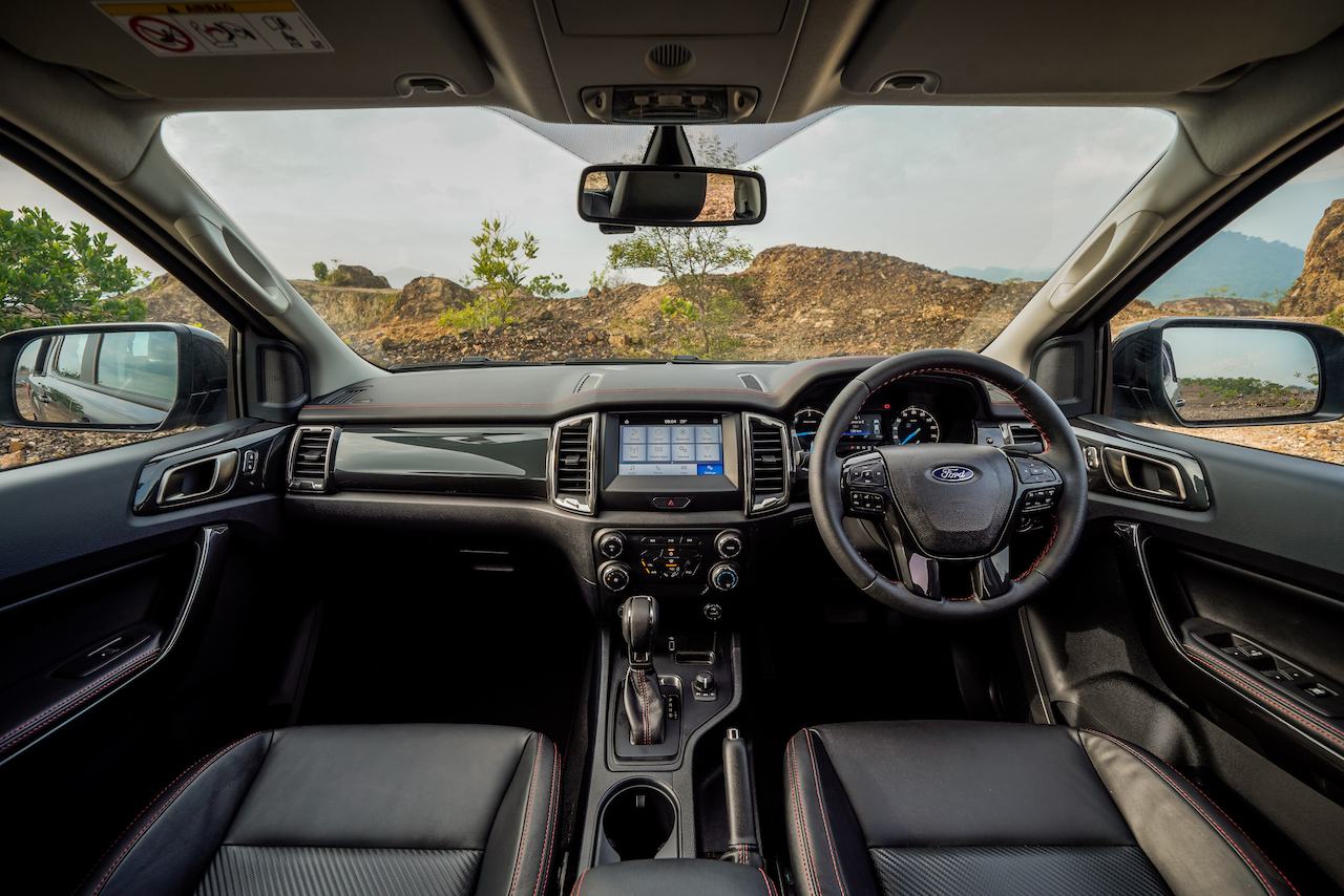 2020 Ford Ranger FX4 cabin