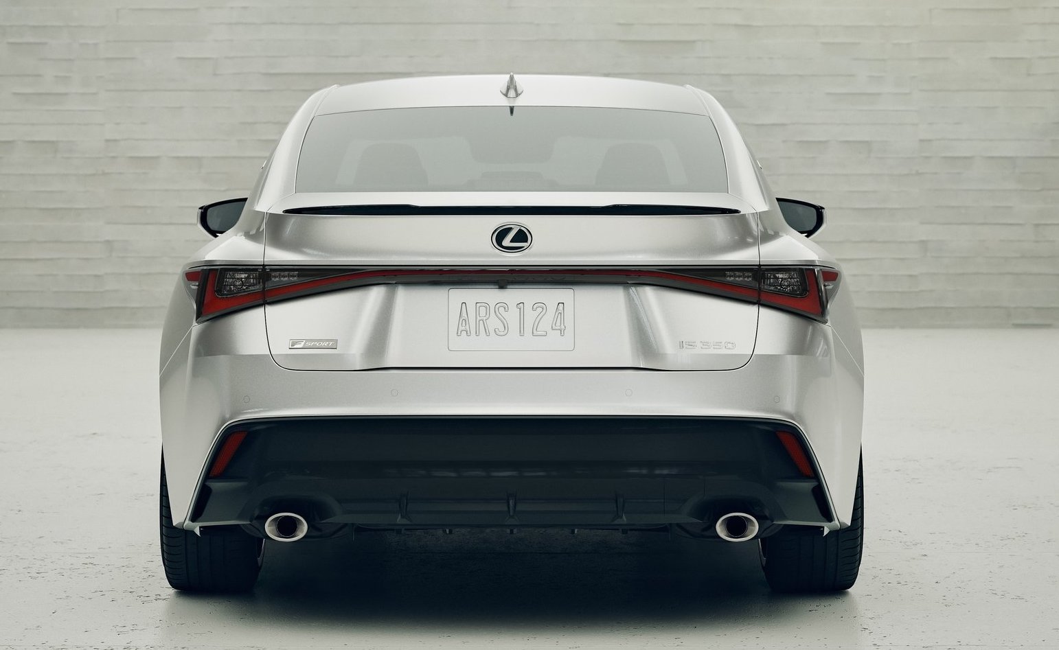 Lexus IS sedan_2021_rear view