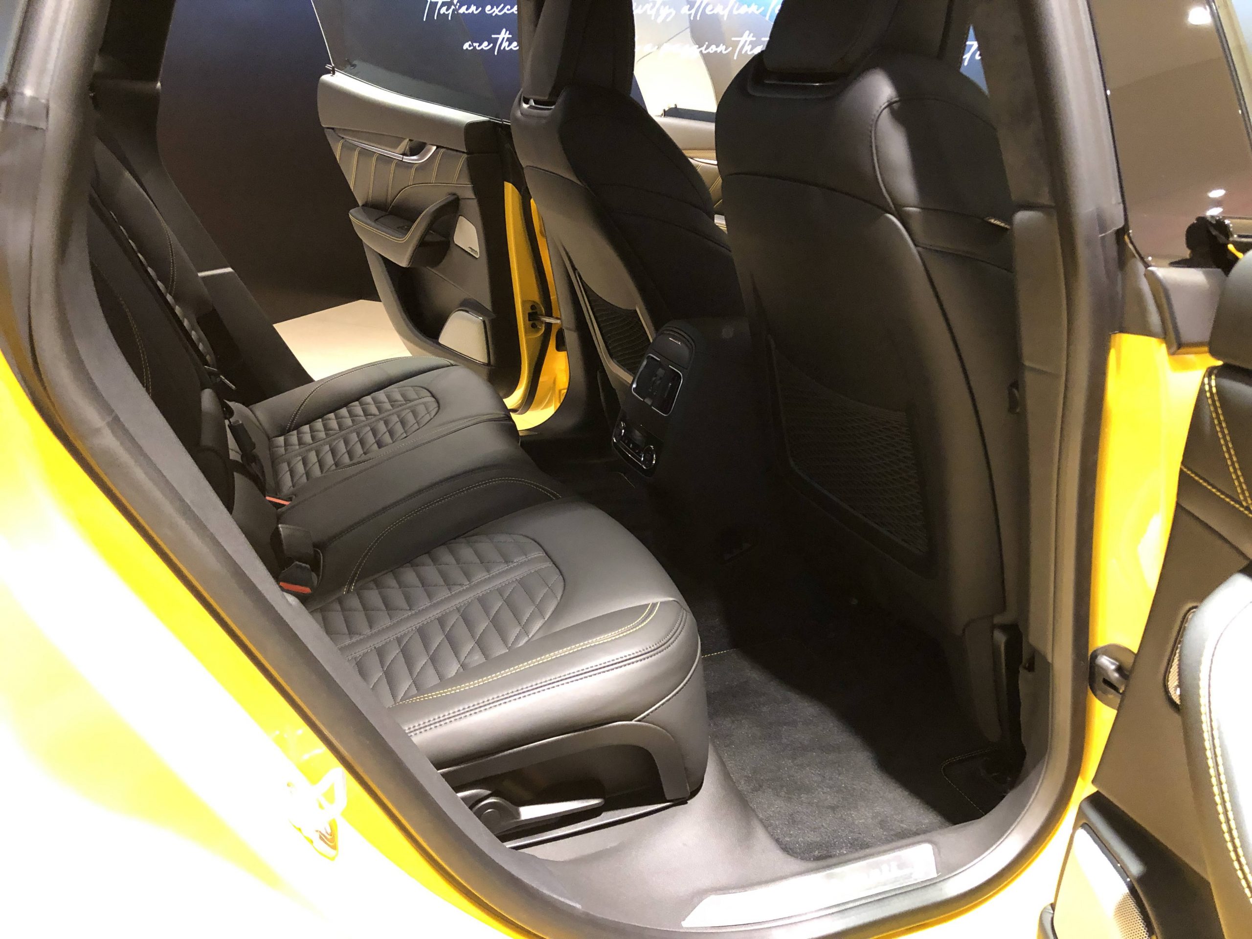 Maserati Levante Trofeo rear seats