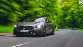 Mercedes-AMG CLA 45 S 4MATIC+ front driving