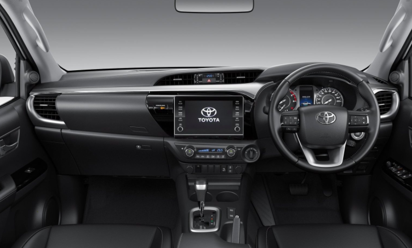 2021 Toyota Hilux facelift dashboard