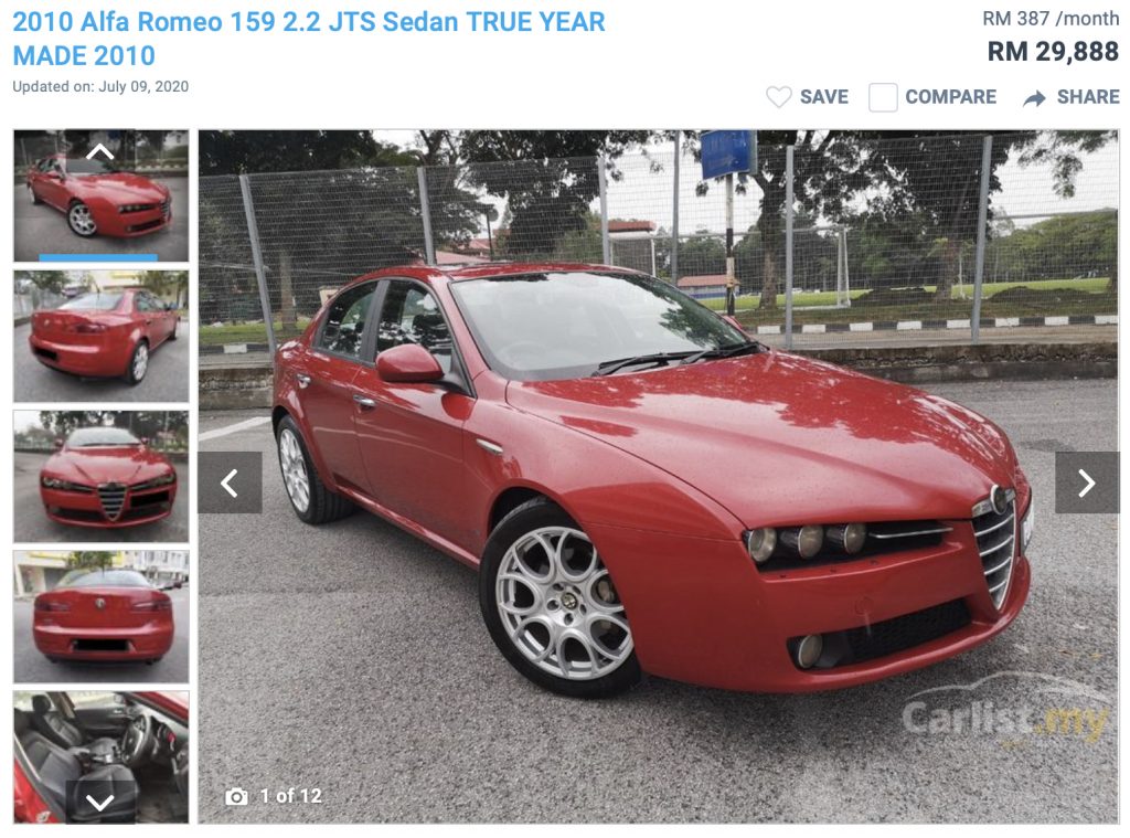 Used Car Review Alfa Romeo 159 Automacha