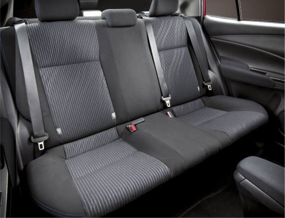 Toyota Vios Rear Seats