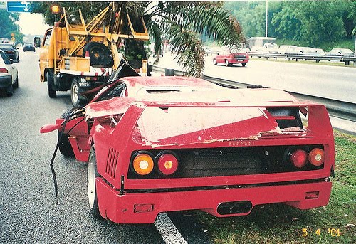 The Mystery Behind The Malaysian Ferrari F40 Crash - Automacha