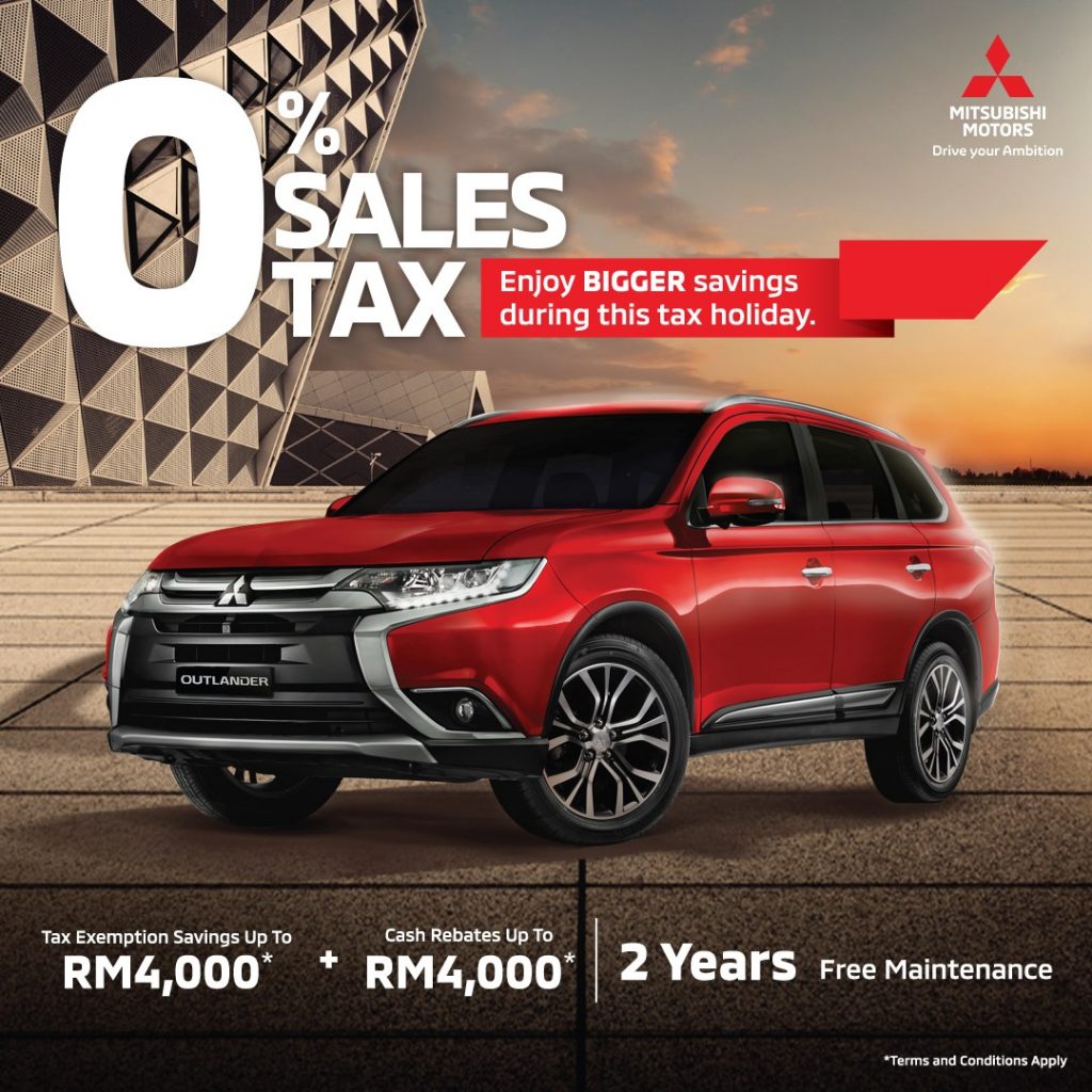 Mitsubishi Outlander Offered With Up To RM 8,000 Off - Automacha