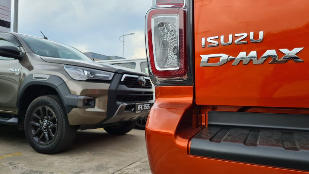 Isuzu D-Max pickup truck