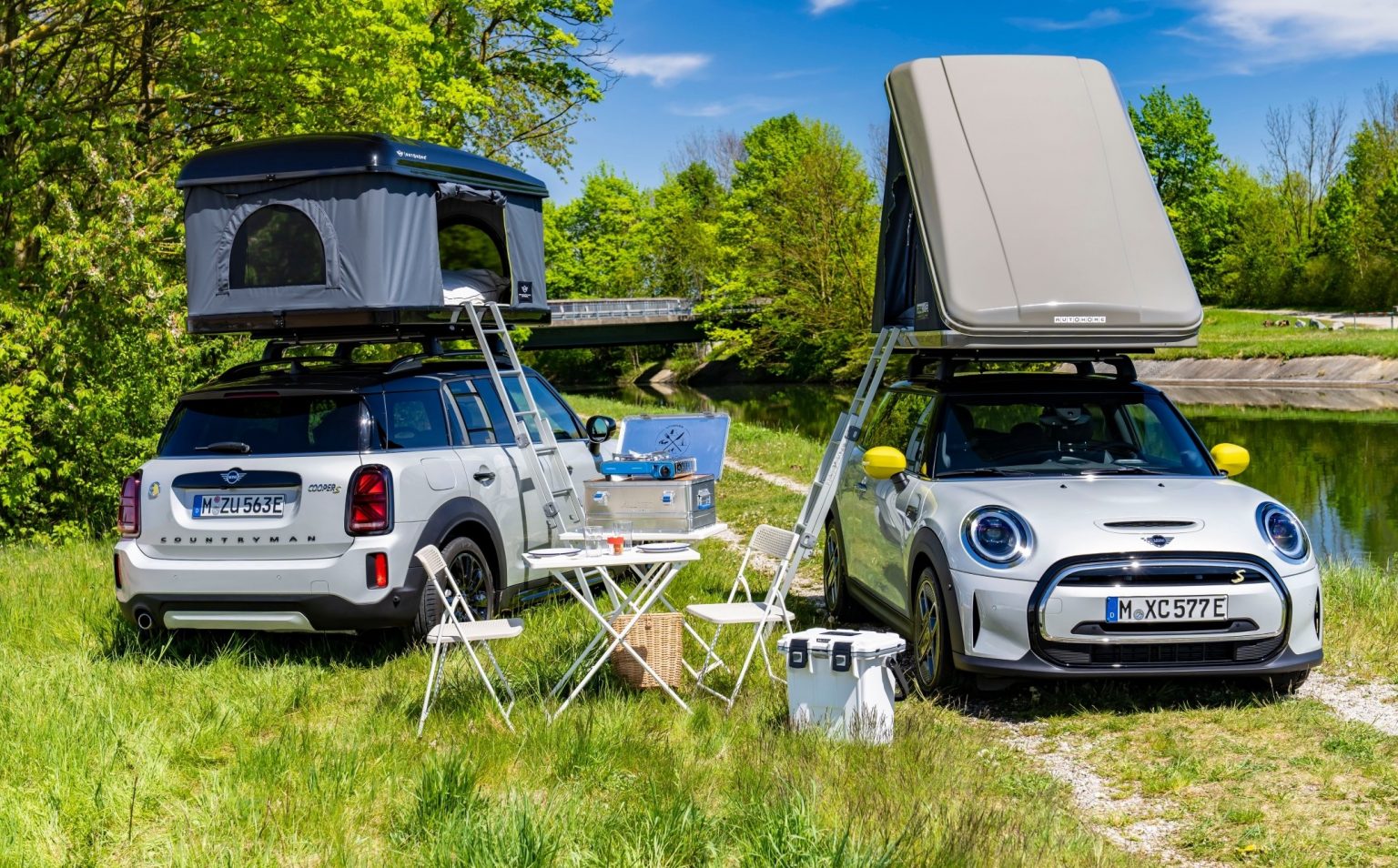 MINI Unveils New Roof Tent For Its AllElectric Cooper SE Automacha