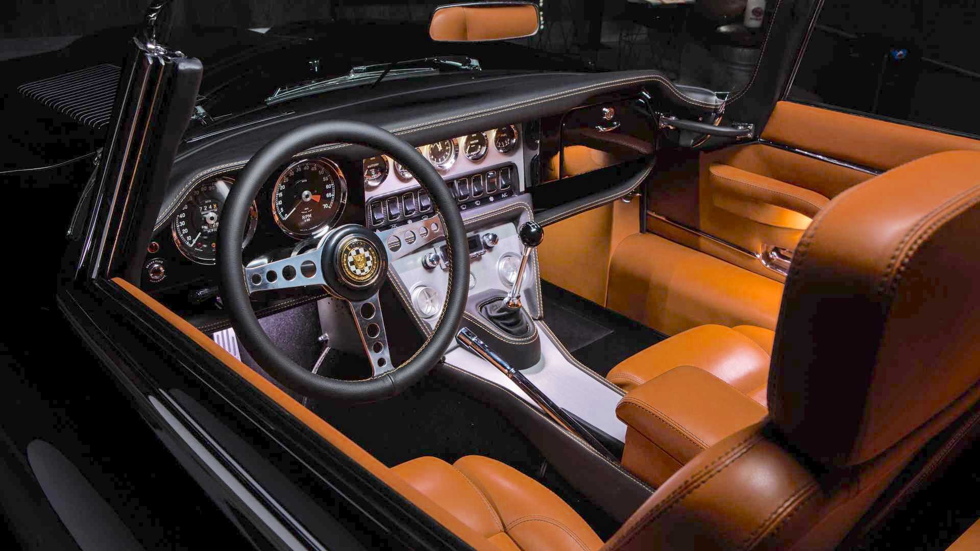 Classic car jaguar E-Type