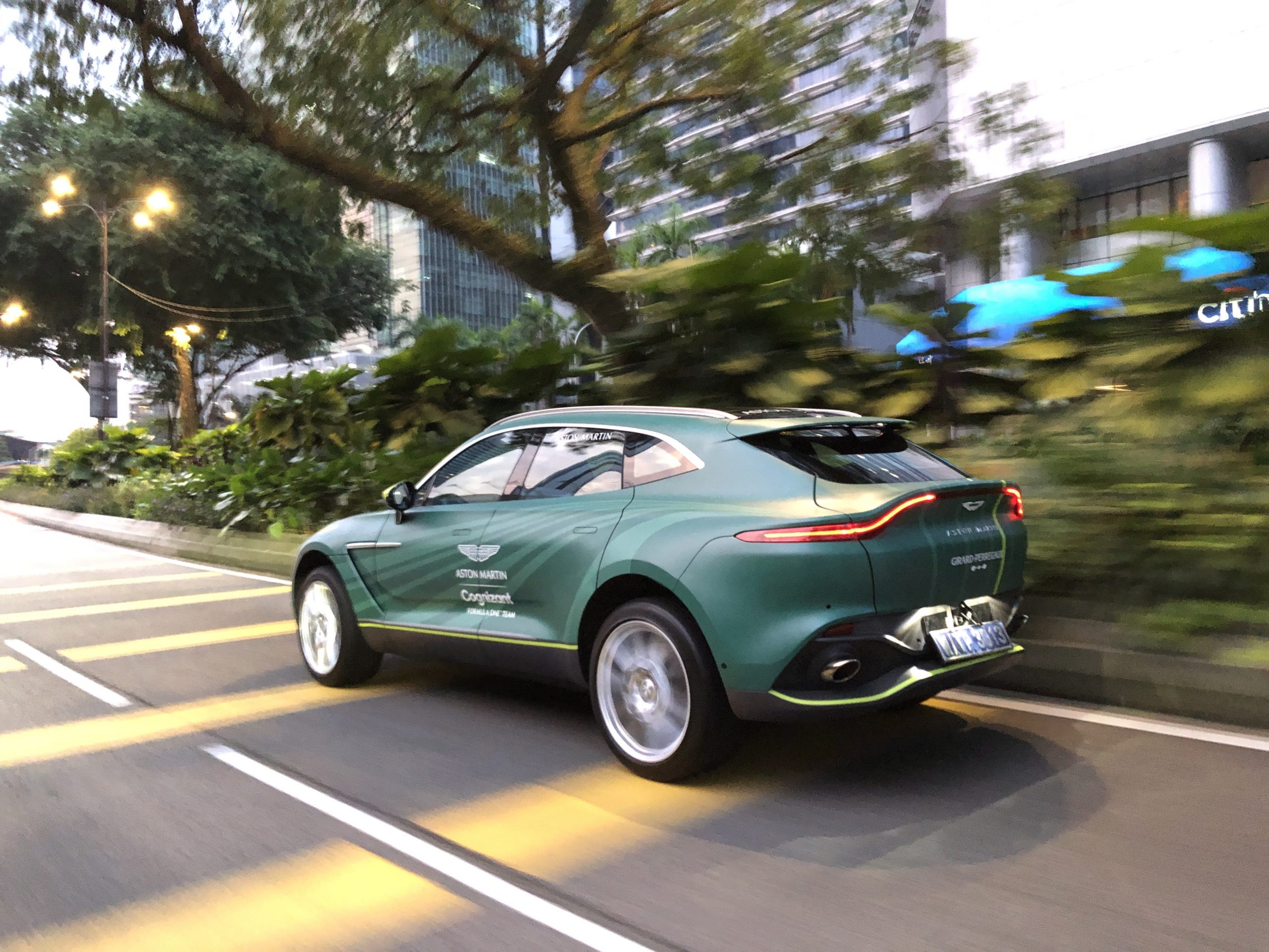 Aston Martin DBX rear view