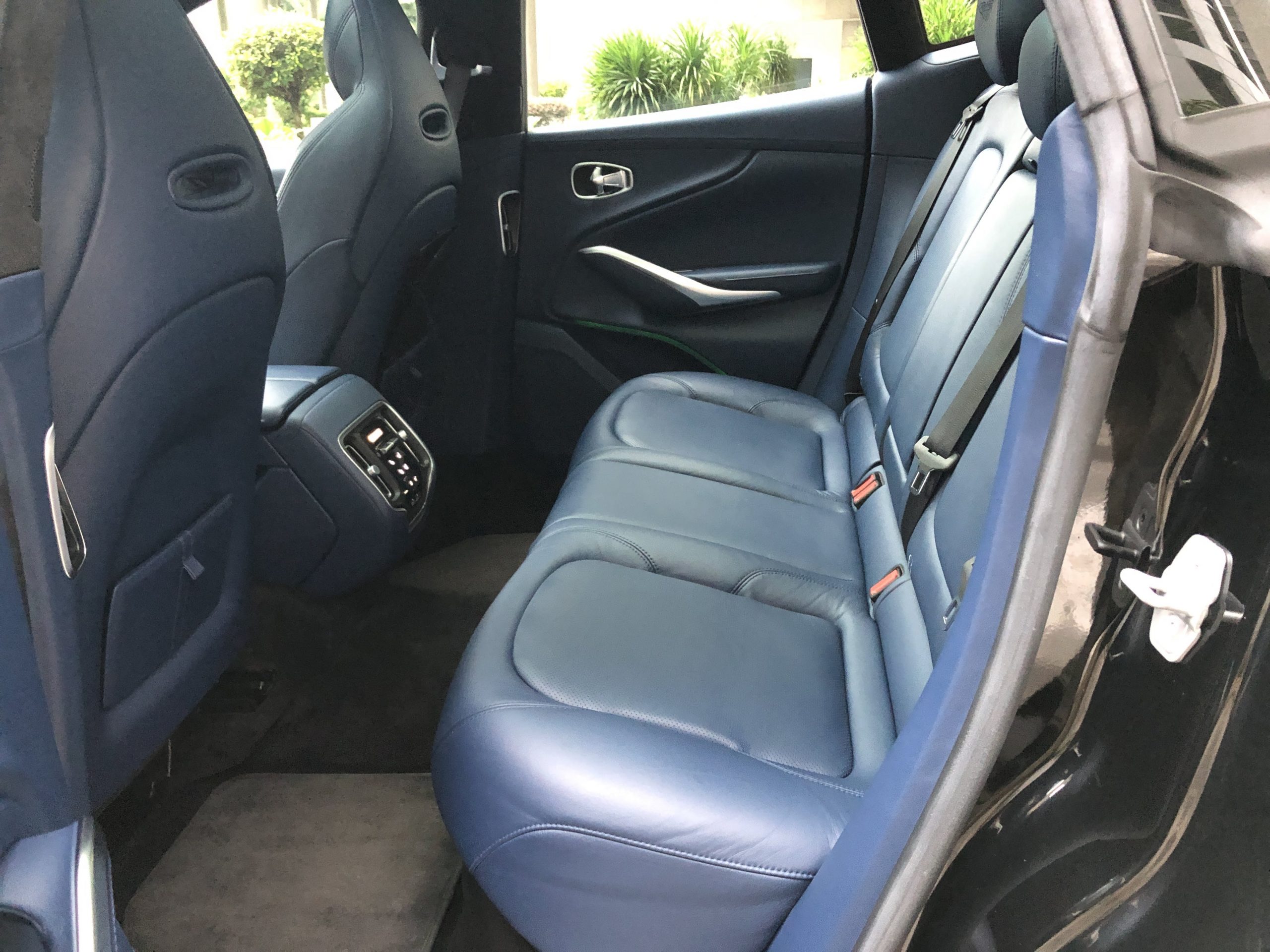 Aston Martin DBX rear seats