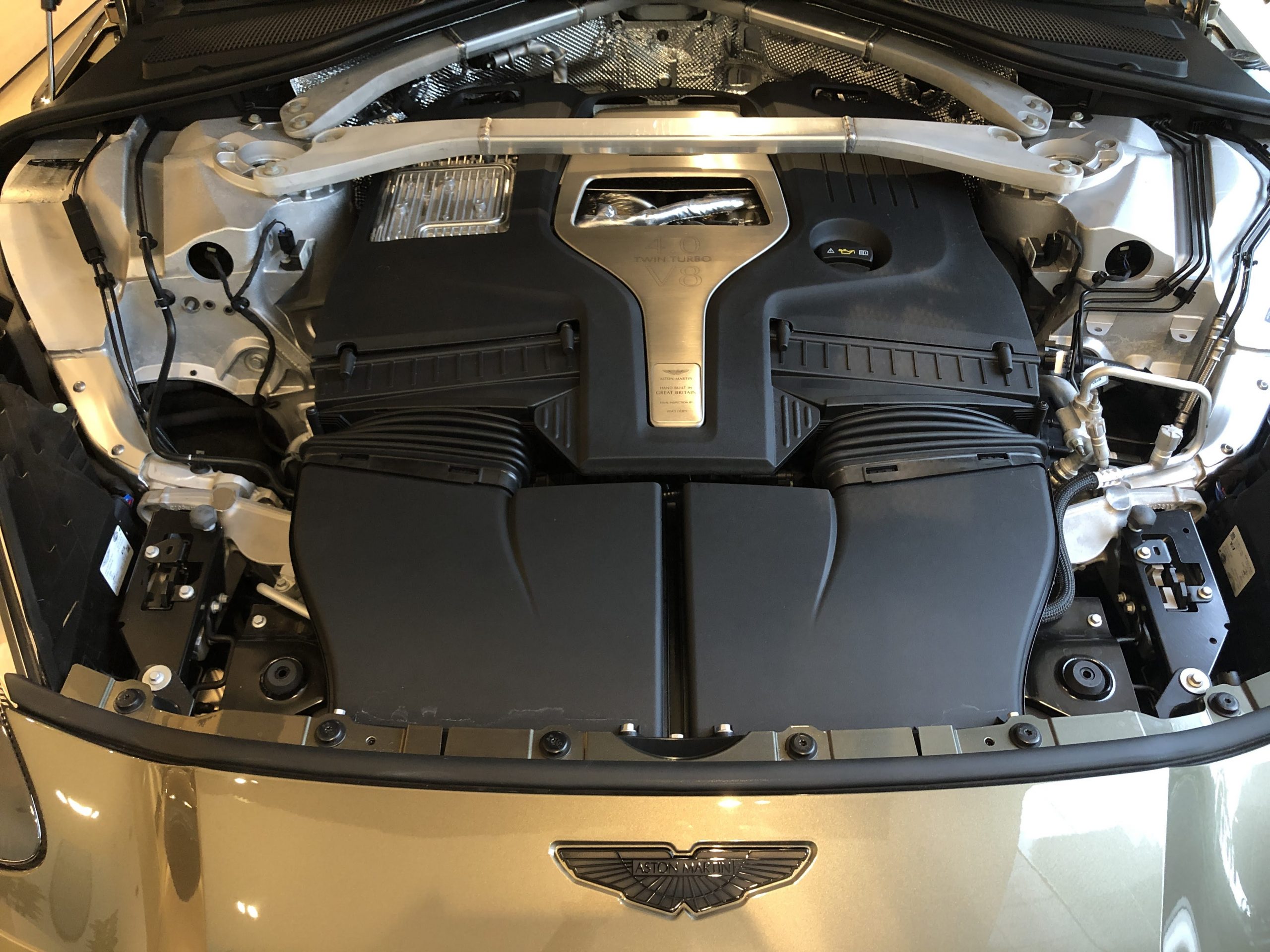 Aston Martin DBX hand built engine