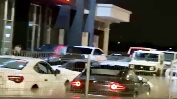 Flooded exotic cars