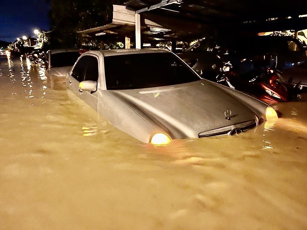 Flooded Mercedes Benz