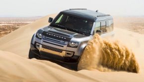 Land Rover Defender sand dune