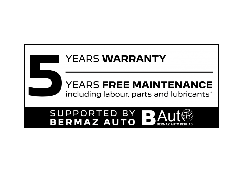 5 years free maintenance
