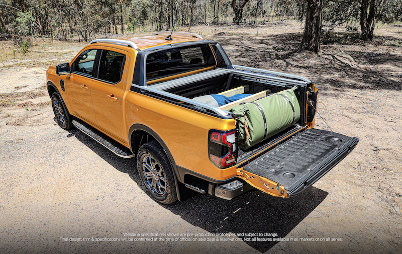 2022 NEW Ford Ranger rear deck