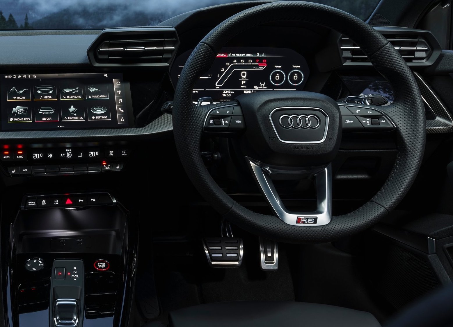 Audi RS3 Sedan cockpit