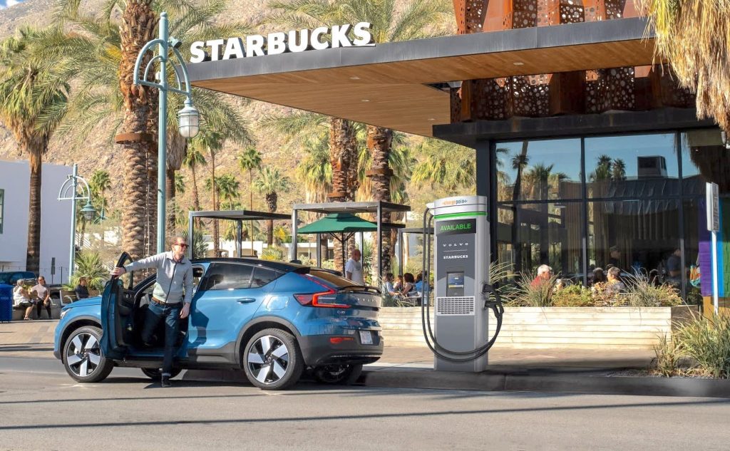 Starbucks Offers FREE EV Charging But No FREE Coffee