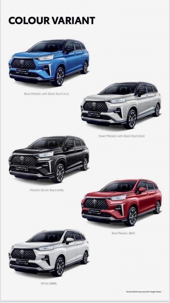 Toyota Veloz Malaysian Brochure Leaked On Social Media - Automacha