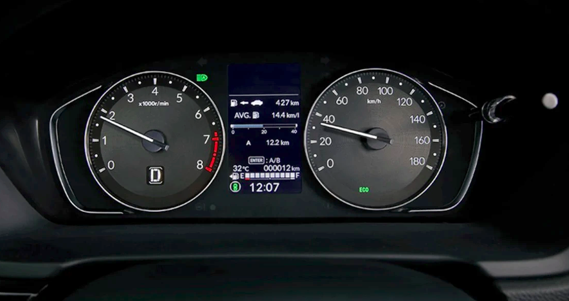 Honda BR-V meter cluster