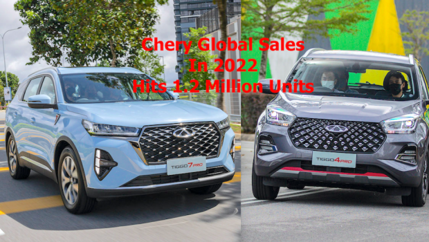 Chery sells record 1.2 million units in 2022