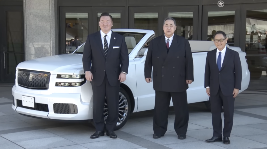 Toyota Debuts A Drop-Top Century SUV For Sumo Champions - Automacha