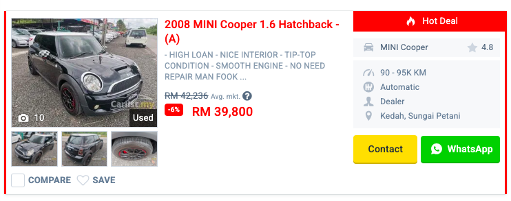 MINI USED
