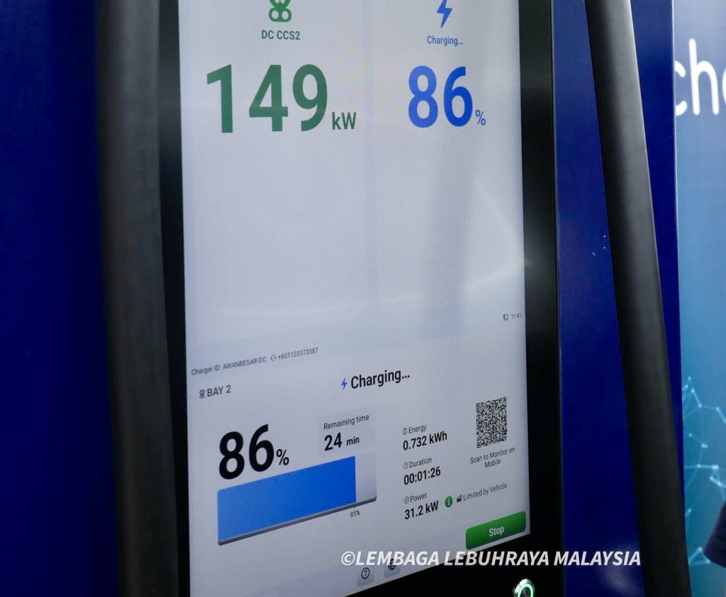 Awan Besar R&R DC Fast Charging